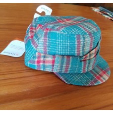 Pistil Mujer&apos;s Elise Wool Blend Lined Cabbie Cap Hat Plaid Green Red NWT Oregon  eb-55097434